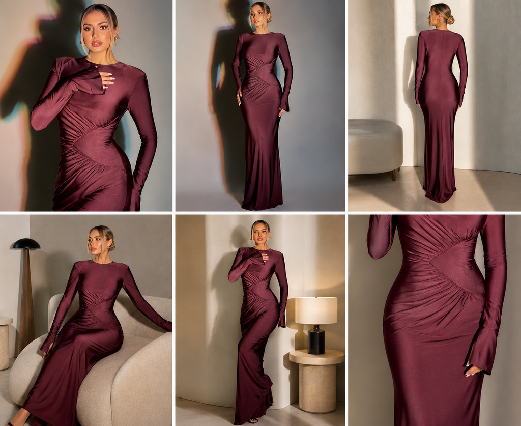 Vitta Long Sleeve Maxi Dress