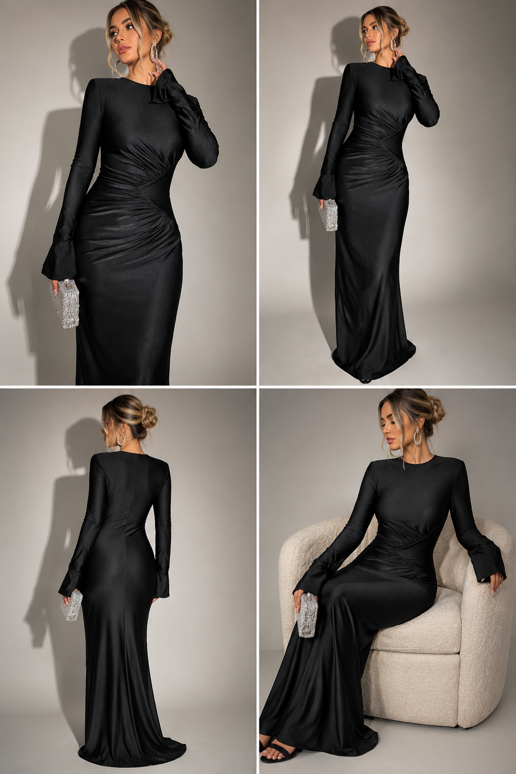 Vitta Long Sleeve Maxi Dress